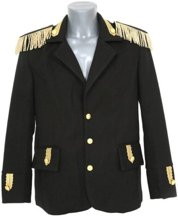 Di Bartelomeo Carnavalsjas Heren zwart deluxe