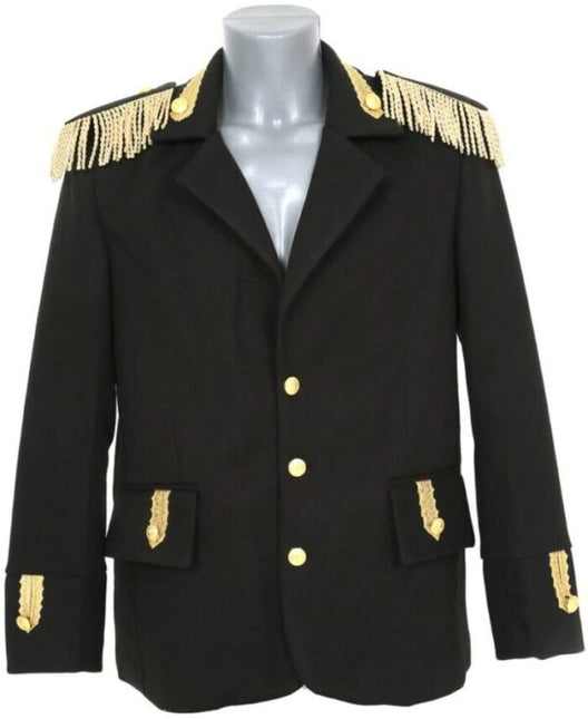 Di Bartelomeo Carnavalsjas Heren zwart deluxe