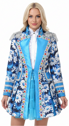 Di Bartelomeo Carnavalsjas Madelief Blauw Dames