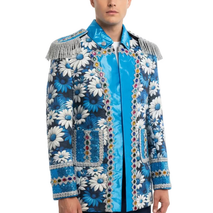 Di Bartelomeo Carnavalsjas Madelief Blauw Heren