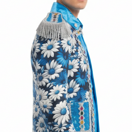 Di Bartelomeo Carnavalsjas Madelief Blauw Heren