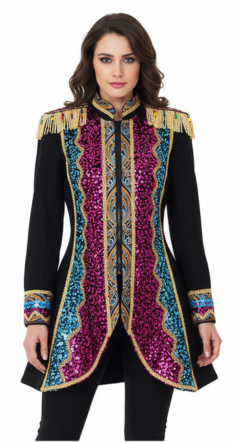 Di Bartelomeo Carnavalsjas PinkBlue Dames