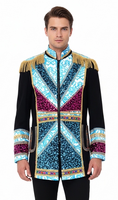 Di Bartelomeo Carnavalsjas PinkBlue Heren