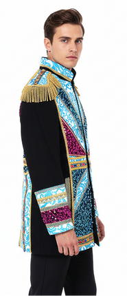 Di Bartelomeo Carnavalsjas PinkBlue Heren