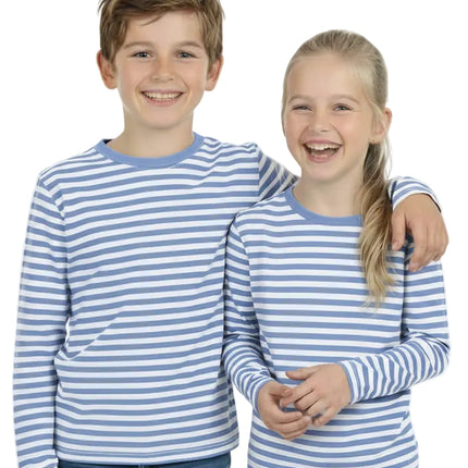 Di Bartelomeo Dorustrui Blauw Wit Lange Mouw Unisex