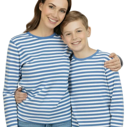 Di Bartelomeo Dorustrui Blauw Wit Lange Mouw Unisex