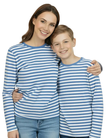 Di Bartelomeo Dorustrui Blauw Wit Lange Mouw Unisex
