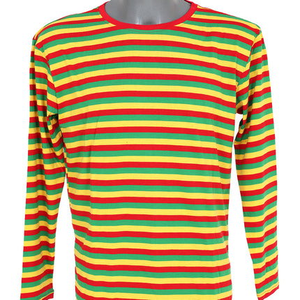 Di Bartelomeo Dorustrui Rood Geel en Groen Lange Mouw Unisex