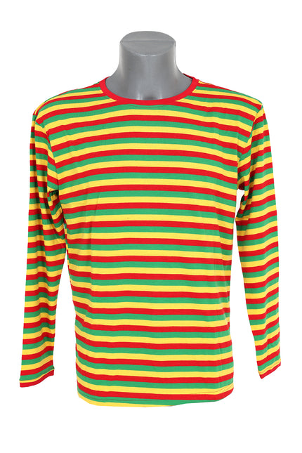 Di Bartelomeo Dorustrui Rood Geel en Groen Lange Mouw Unisex