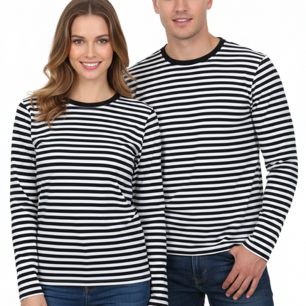 Di Bartelomeo Dorustrui Zwart Wit Lange Mouw Unisex