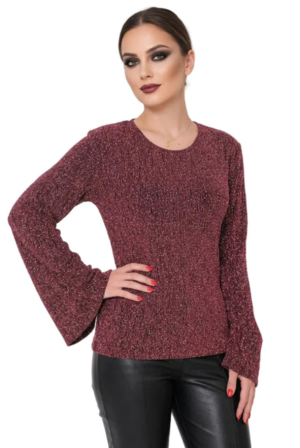 Di Bartelomeo Flaired Truitje Roze Glitter Dames