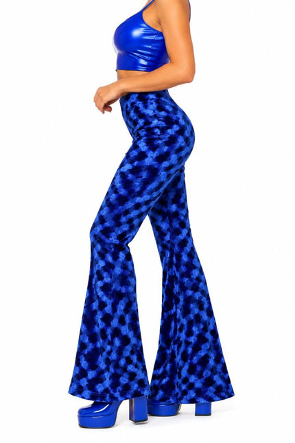 Di Bartelomeo Flared Broek Blauw Pansamt