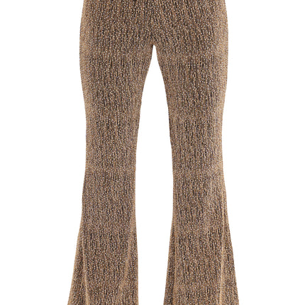 Di Bartelomeo Flared broek glitter goud