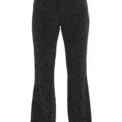 Di Bartelomeo Flared broek glitter zwart