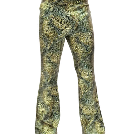 Di Bartelomeo Flared Broek Goud Zwart Heren