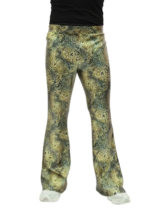 Di Bartelomeo Flared Broek Goud Zwart Heren