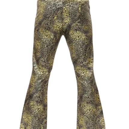 Di Bartelomeo Flared Broek Goud Zwart Heren
