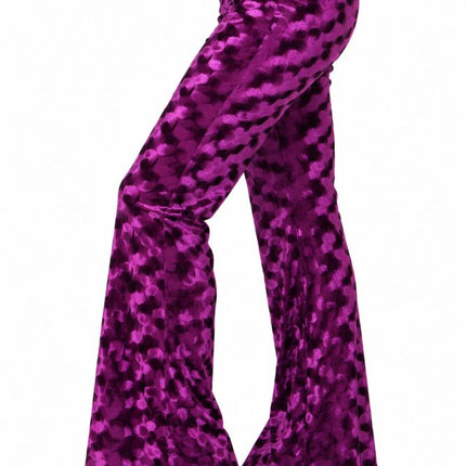 Di Bartelomeo Flared Broek Paars Pansamt