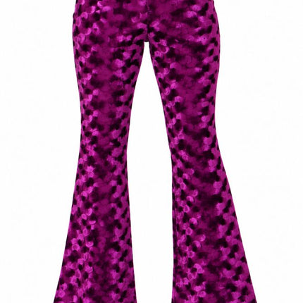 Di Bartelomeo Flared Broek Paars Pansamt