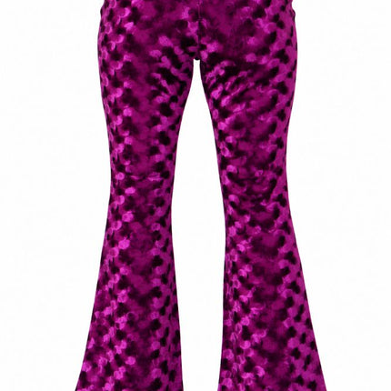 Di Bartelomeo Flared Broek Paars Pansamt
