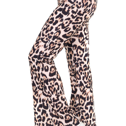 Di Bartelomeo Flared Broek Panterprint