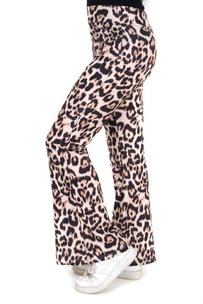 Di Bartelomeo Flared Broek Panterprint