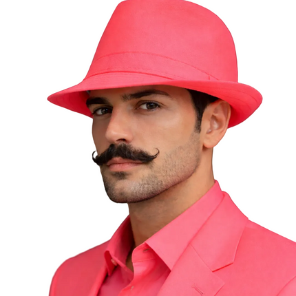 Di Bartelomeo Gangster Hoed Roze