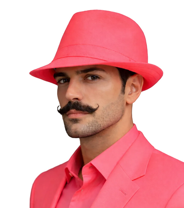 Di Bartelomeo Gangster Hoed Roze