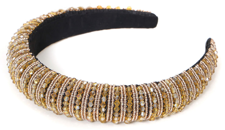 Di Bartelomeo Glitter Haarband Goud