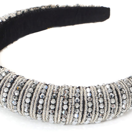 Di Bartelomeo Glitter Haarband Zilver