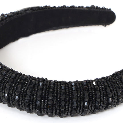 Di Bartelomeo Glitter Haarband Zwart