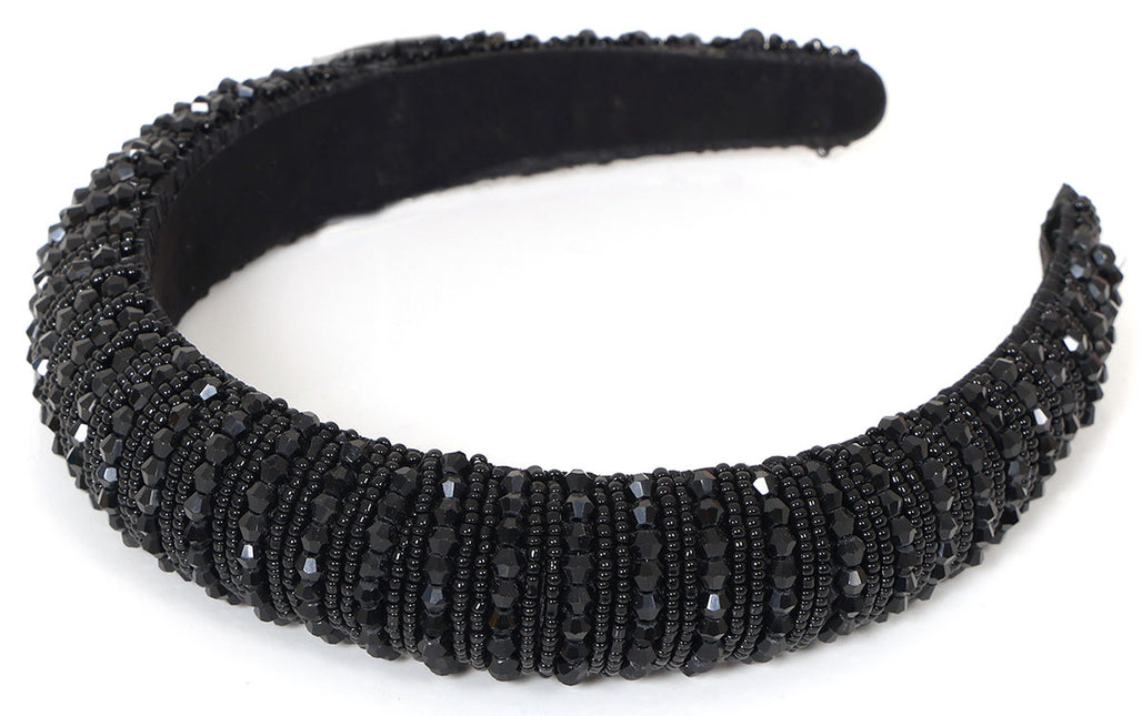 Di Bartelomeo Glitter Haarband Zwart