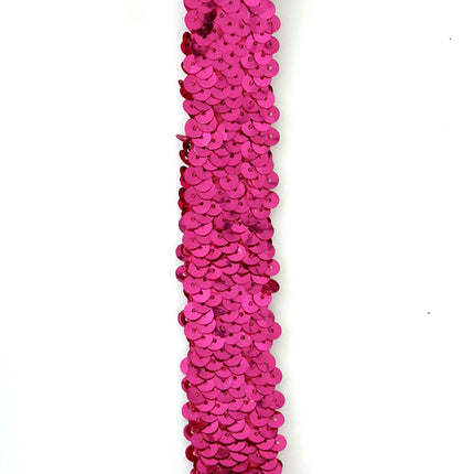 Di Bartelomeo Haarband Pailletten Magenta