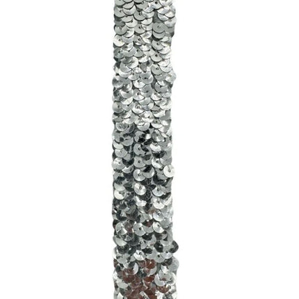 Di Bartelomeo Haarband Pailletten Zilver