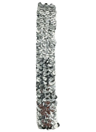 Di Bartelomeo Haarband Pailletten Zilver