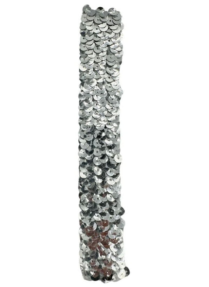 Di Bartelomeo Haarband Pailletten Zilver