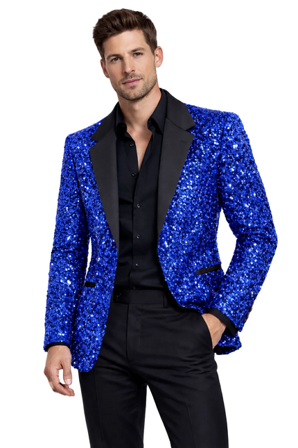 Di Bartelomeo Herencolbert Pailletten Blauw