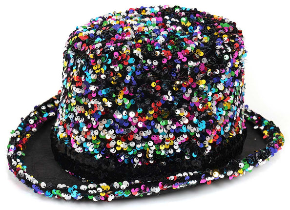 Di Bartelomeo Hoge hoed pailletten multi
