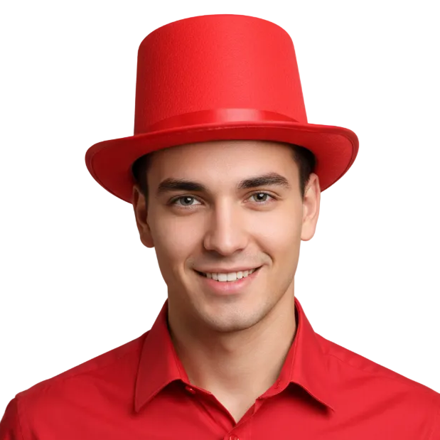 Di Bartelomeo Hoge Hoed Rood