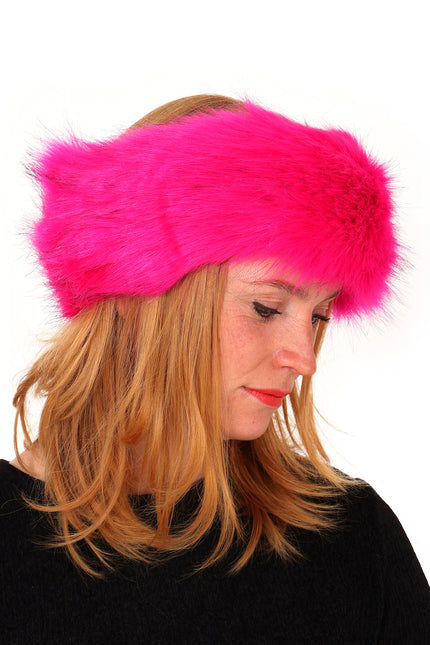 Di Bartelomeo Hoofdband Bont Roze