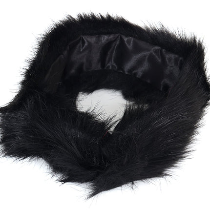 Di Bartelomeo Hoofdband Bont Zwart