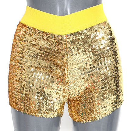 Di Bartelomeo Hotpants Pailletten Goud