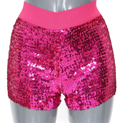 Di Bartelomeo Hotpants Pailletten Roze