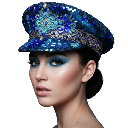 Di Bartelomeo Kapiteinspet Deluxe Blauw