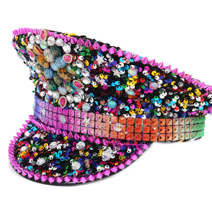 Di Bartelomeo Kapiteinspet Luxe Multi pailletten