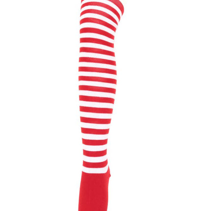 Di Bartelomeo Kniekousen Gestreept Rood Wit