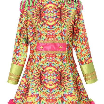 Di Bartelomeo Luxe Carnavalsjas Rietjes Multicolor Dames