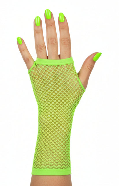 Di Bartelomeo Nethandschoenen Lang Neon Groen