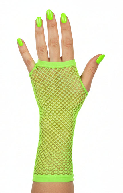 Di Bartelomeo Nethandschoenen Lang Neon Groen