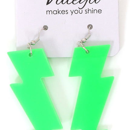 Di Bartelomeo Oorbellen Flash Groen